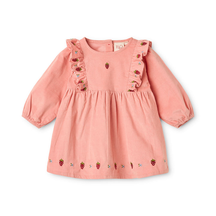 F11047-Belle Dress-Warm Pink