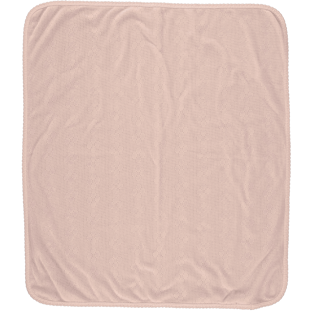 BLOOMS BLANKET-DUSTY ROSE