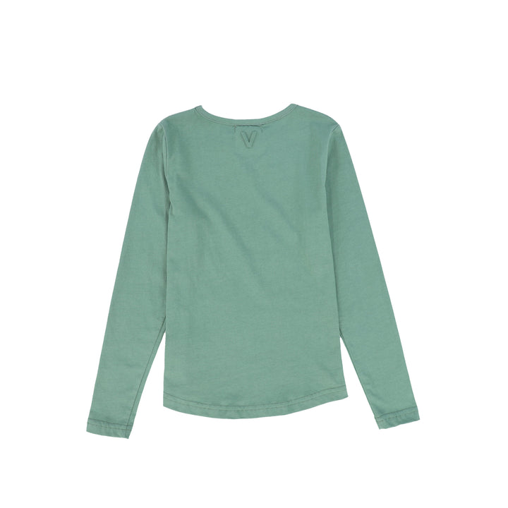 C-18645-Long Sleeve Tee -Green