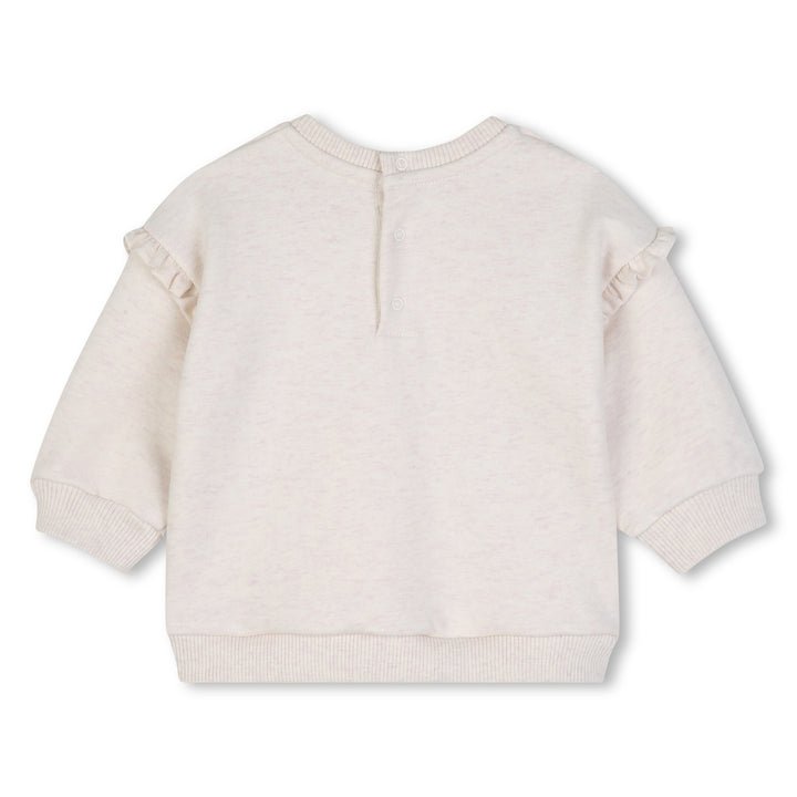 C21359 CHINE ECRU SWEATSHIRT