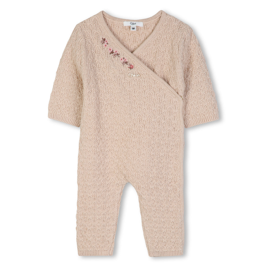 C21374 TOASTED ALMOND KNITTED SET