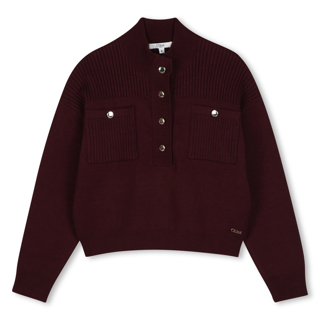 C21399 DARK PLUM PULLOVER
