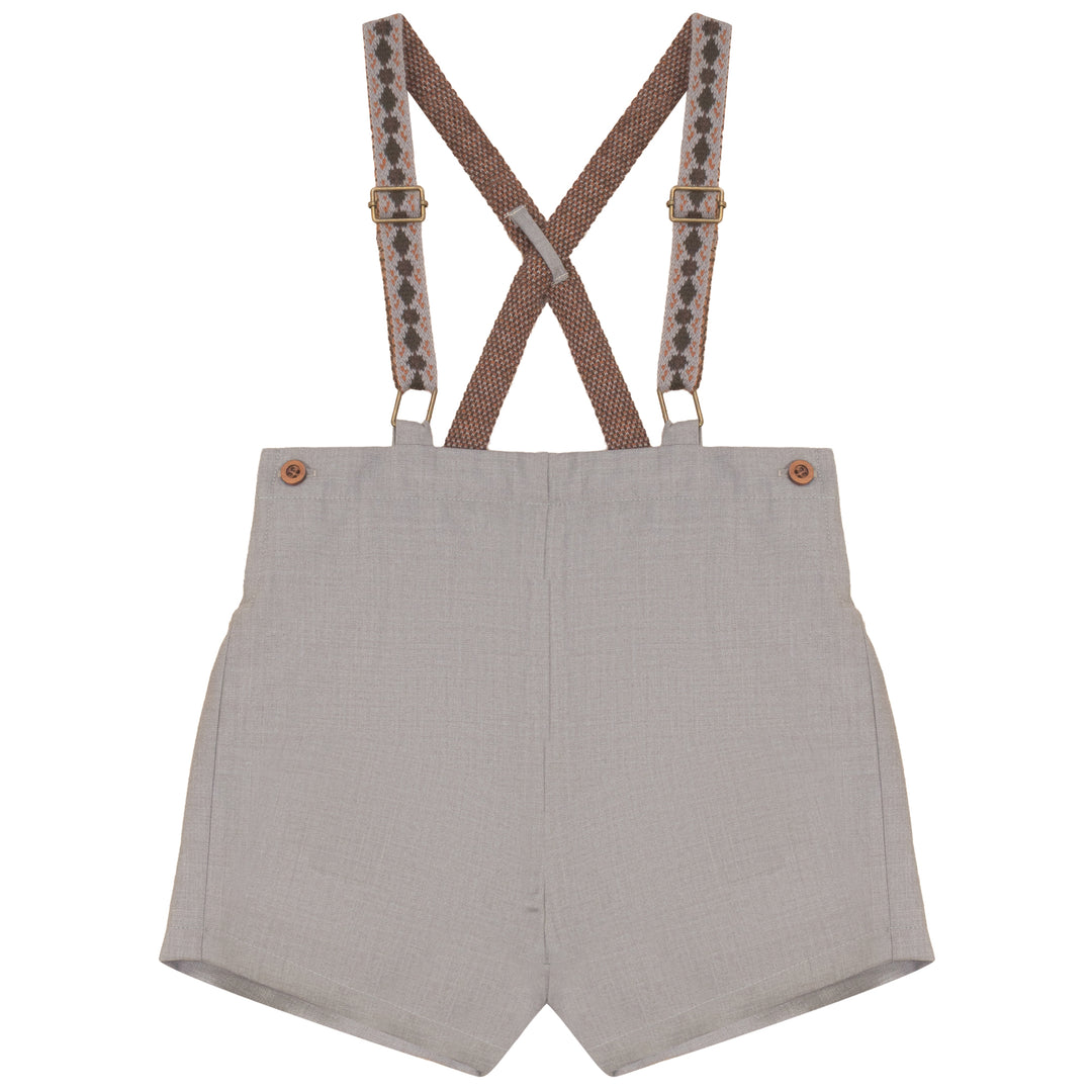 C2713TA BOY SHORTS WITH KNIT SUSPENDERS