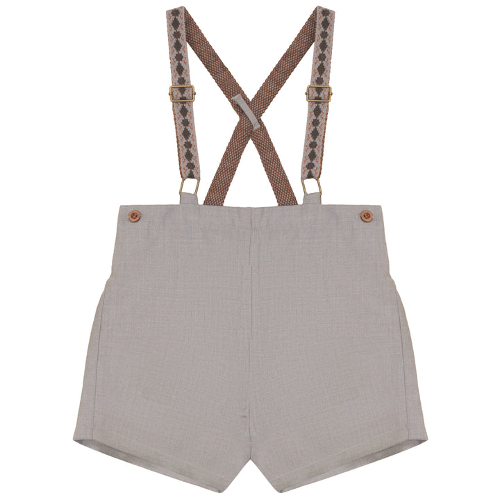 C2713TA BOY SHORTS WITH KNIT SUSPENDERS