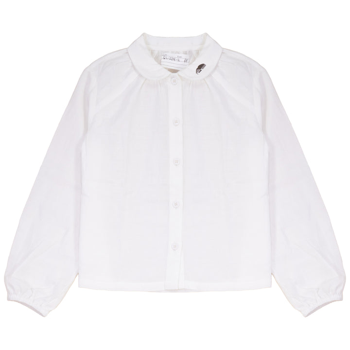 C2714CR/BR BOY SHIRT WITH EMBROIDERY