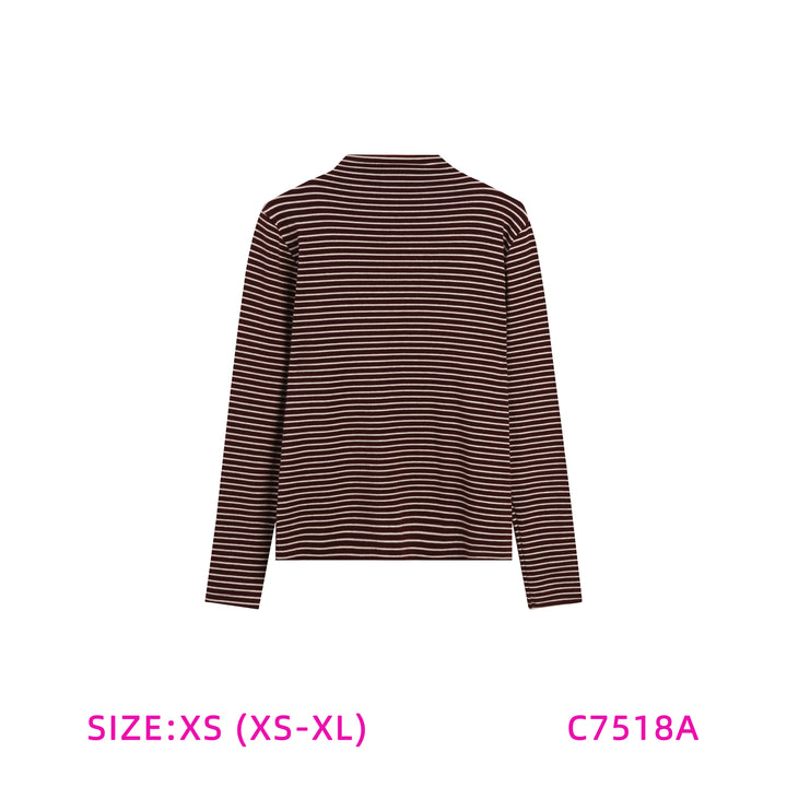 C7518A-STRIPED TURLENECK