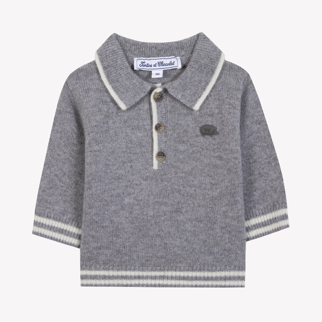 PULL11-Gris moyen