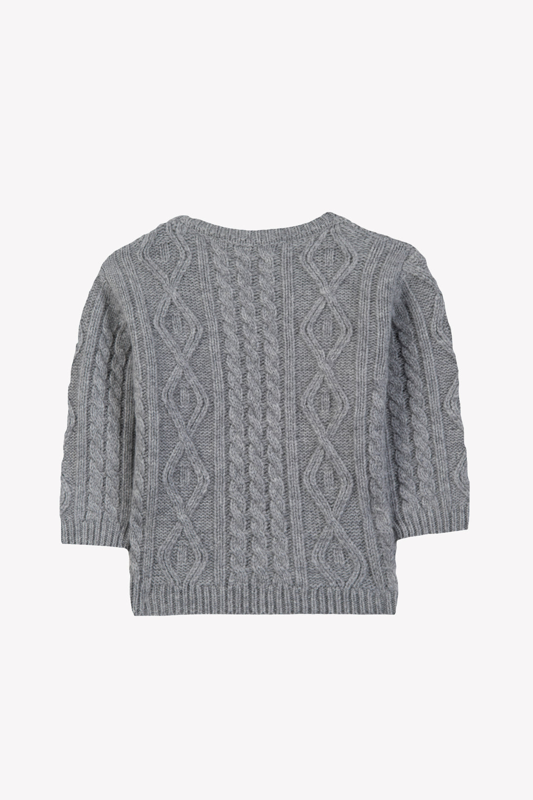 PULL9 - GRIS MOYEN CHINE