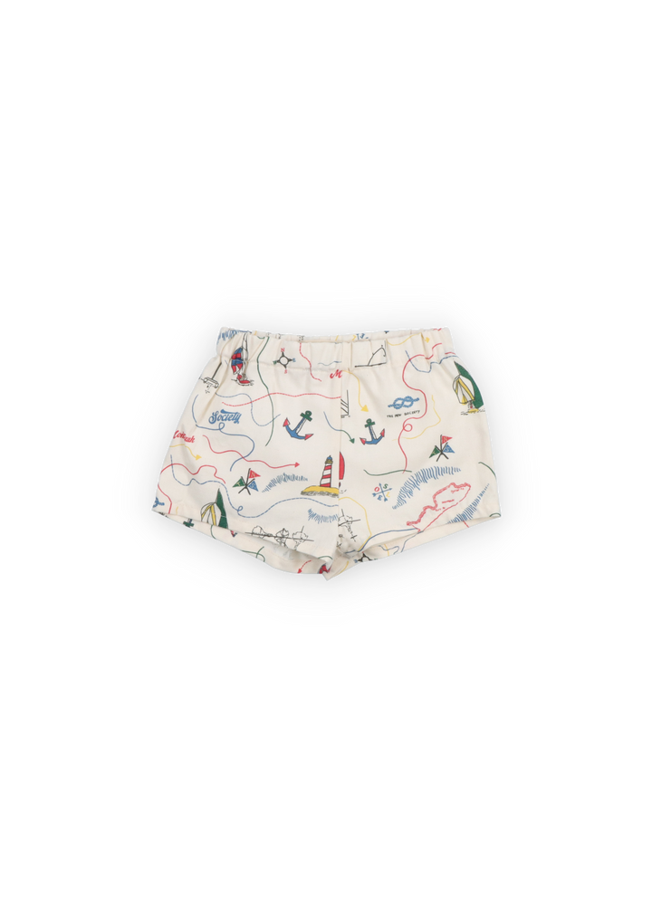 Clove Baby Bermuda -Clove Print