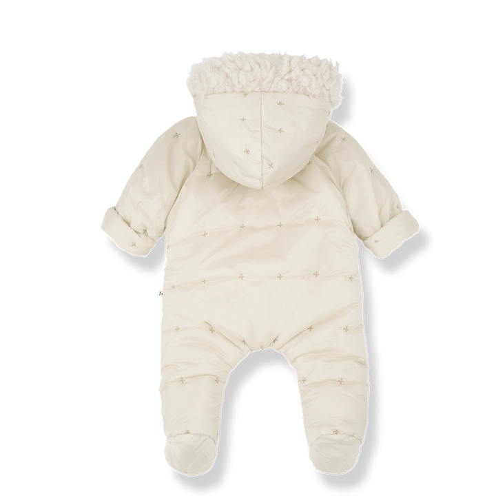 COHEN-padded suit-ecru