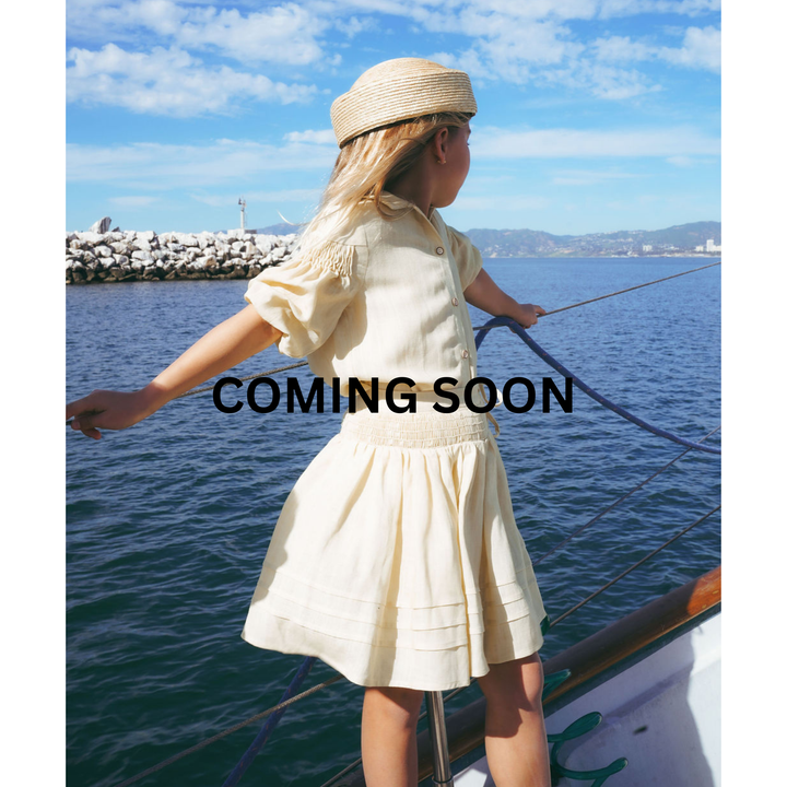 Preorder 2613-GIRL SHIRT WITH COLLAR-YELLOW