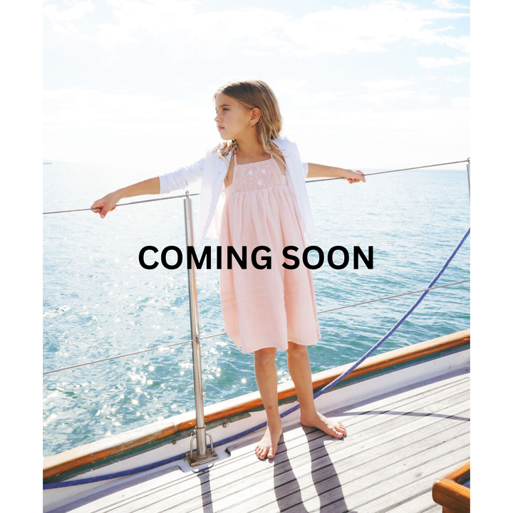 2610-GIRL DRESS WITH DASIES-PINK