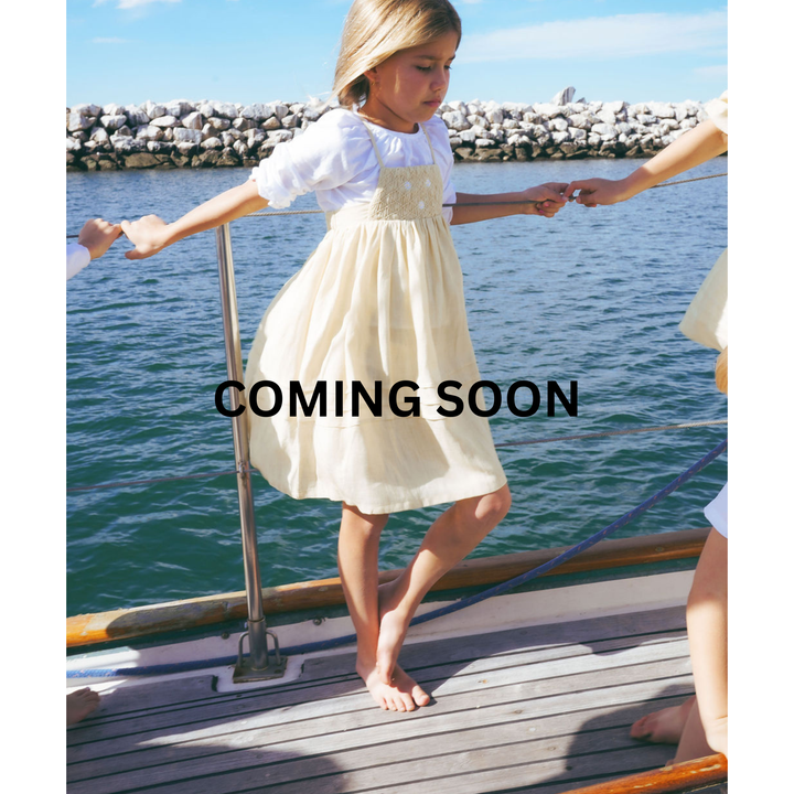 2610-GIRL DRESS WITH DASIES-YELLOW