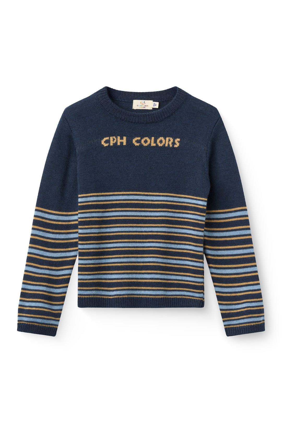 262-000-300 COPENHAGEN COLORS MERINO SWEATER - NAVY COMB