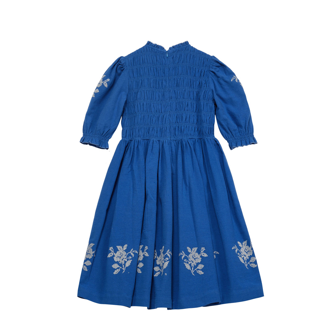 EMMANUELLE DRESS-Blue