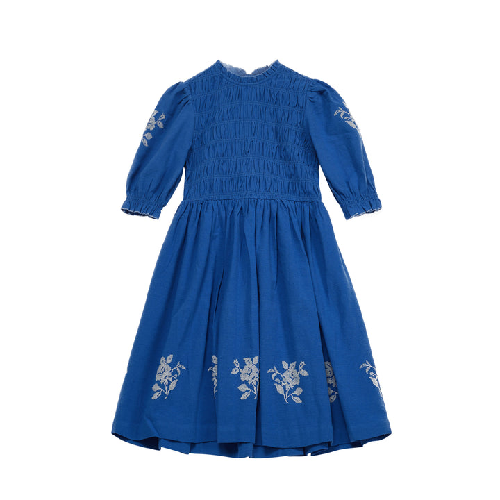 EMMANUELLE DRESS-Blue