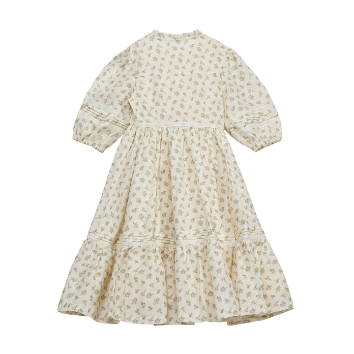 MADELAINE DRESS-Cream Flower