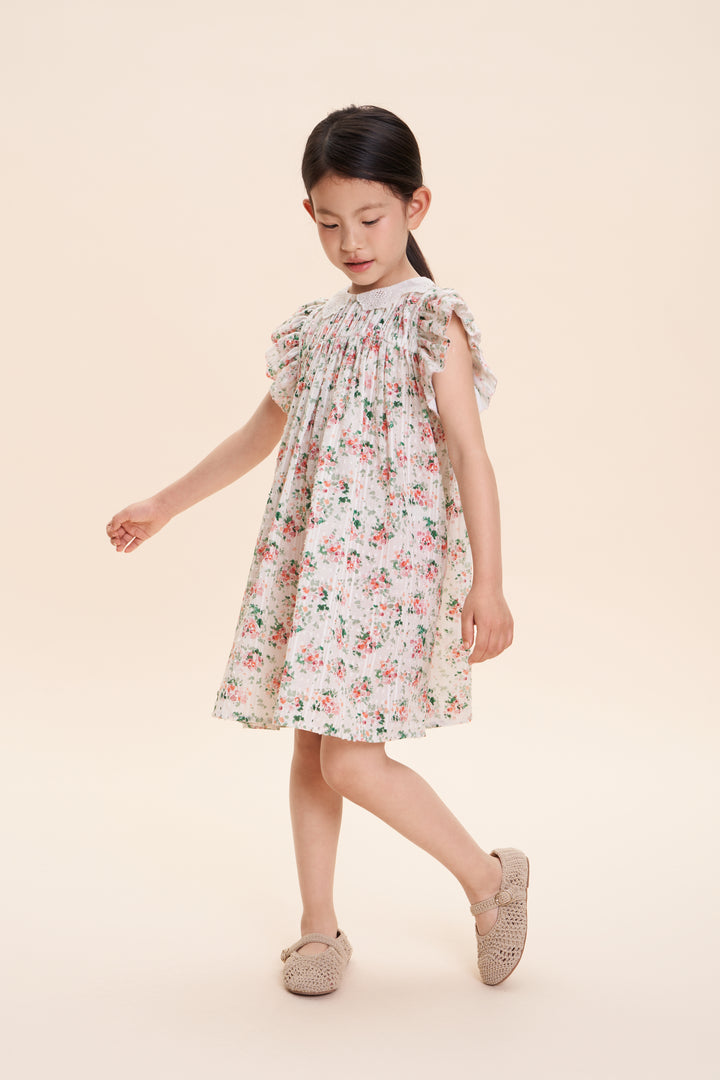 FRANKIE DRESS-Pink Flower