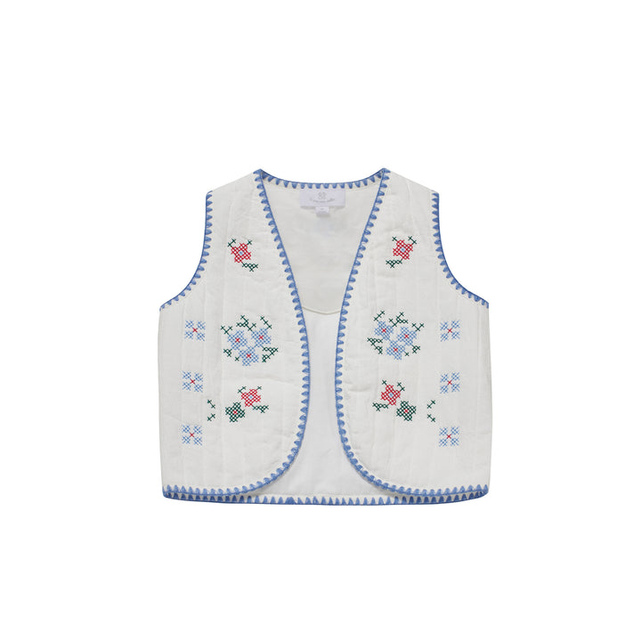 VICTORIA GILET-White