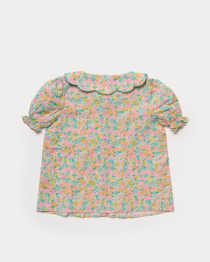 CAMELIA BLOUSE-EMMA FLORAL MINT
