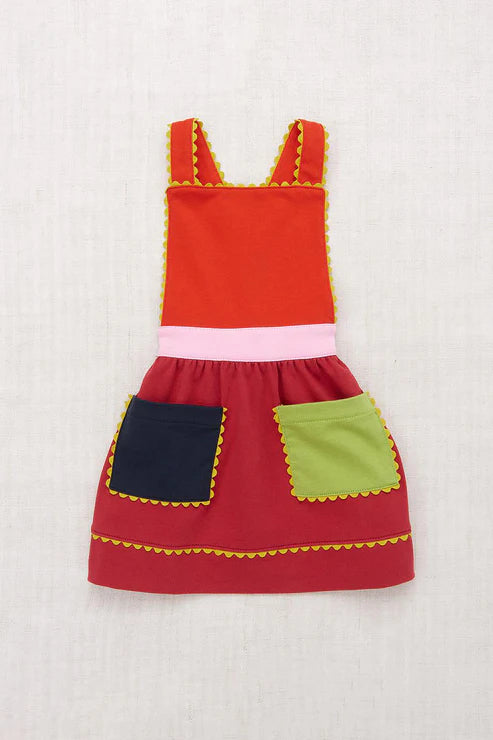 COLORBLOCK SEIMA PINAFORE-BERRY