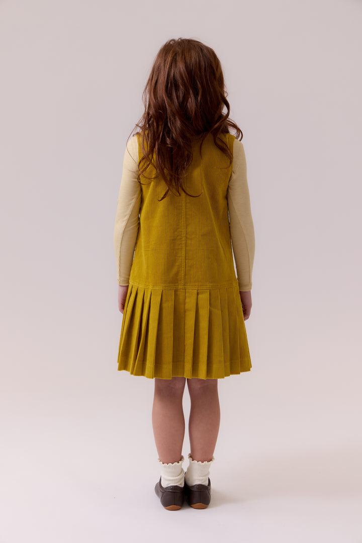 E424 Delilah Dress - Mustard