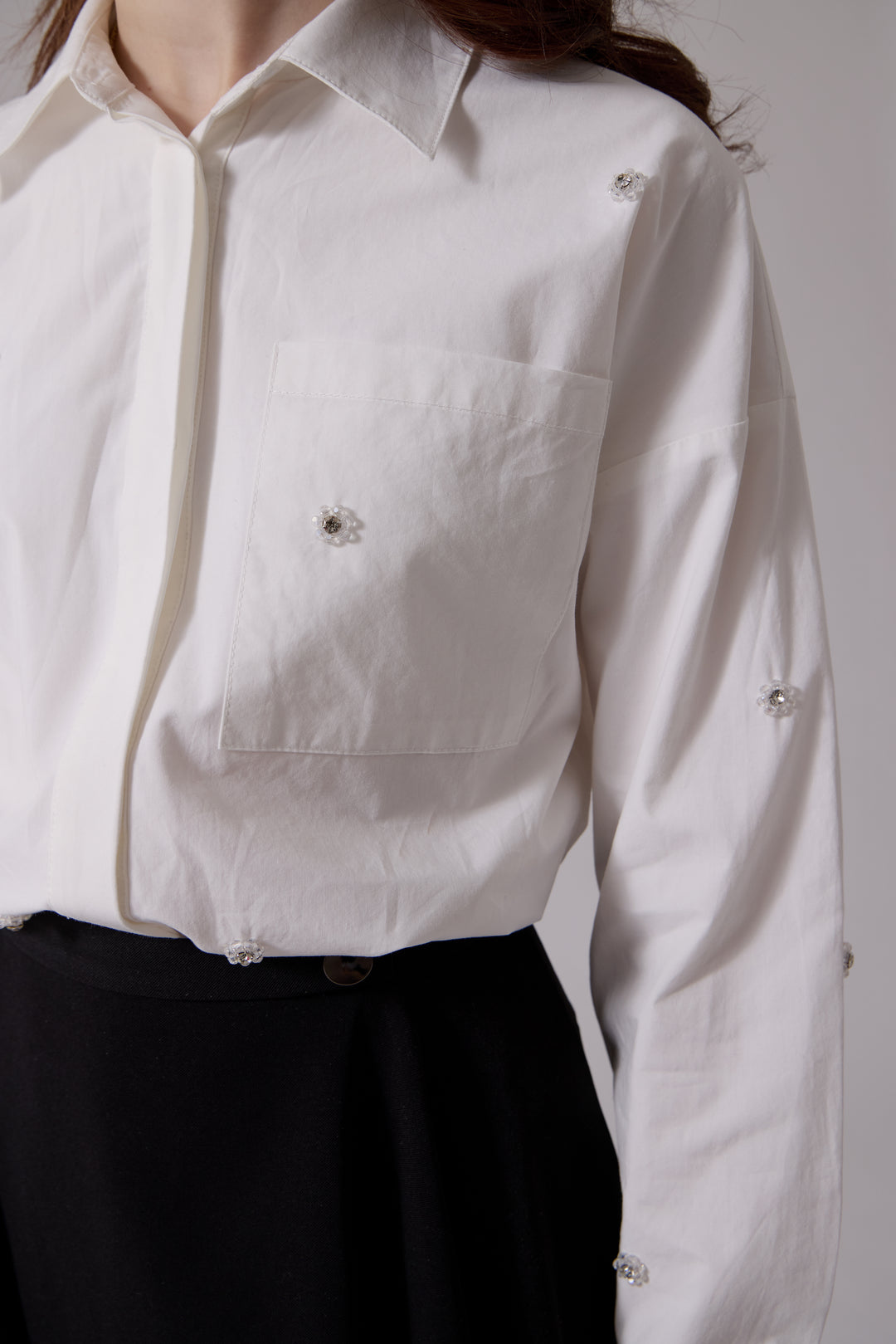 L405 Liliane Blouse White