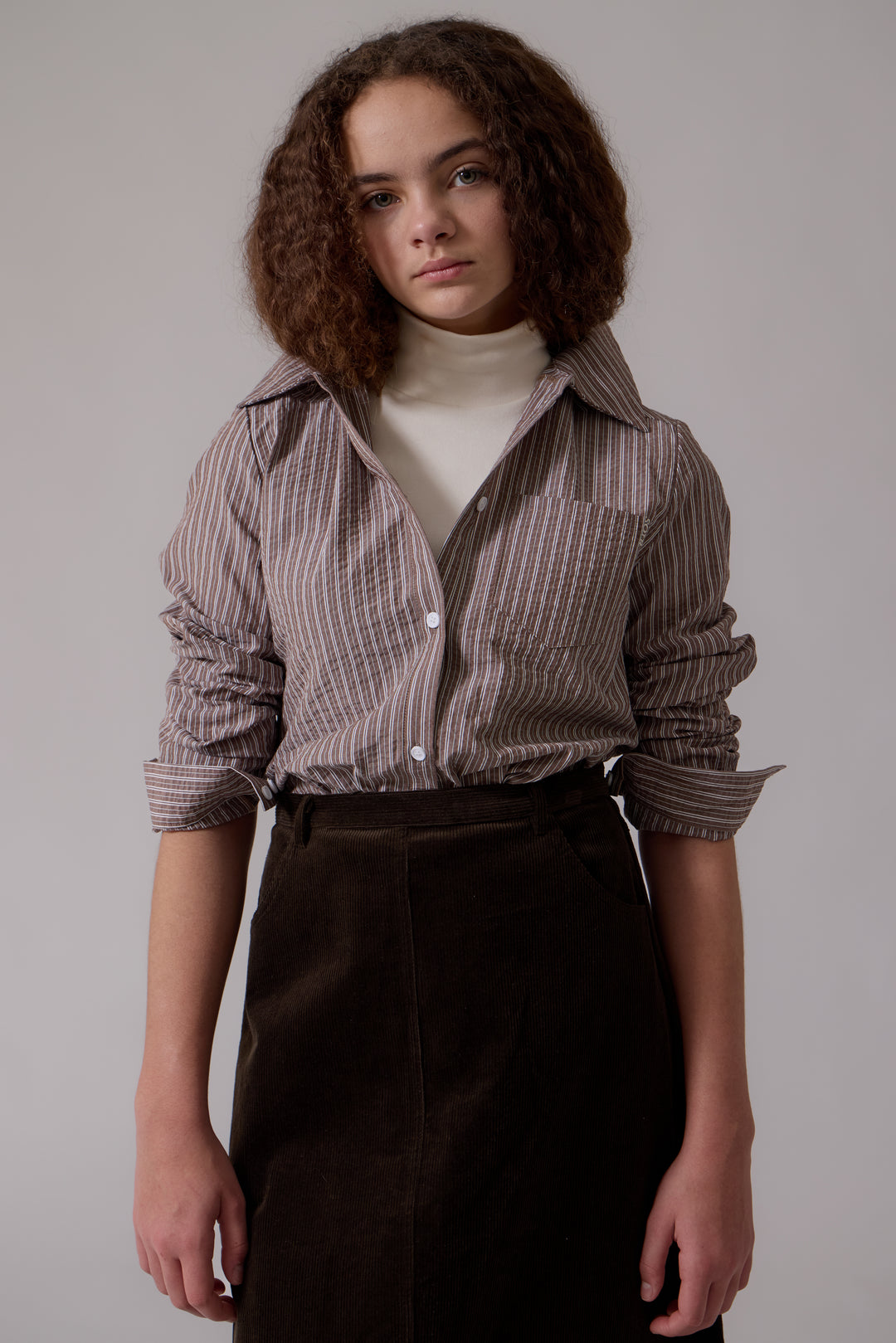 L413 Harlow Shirt Brown