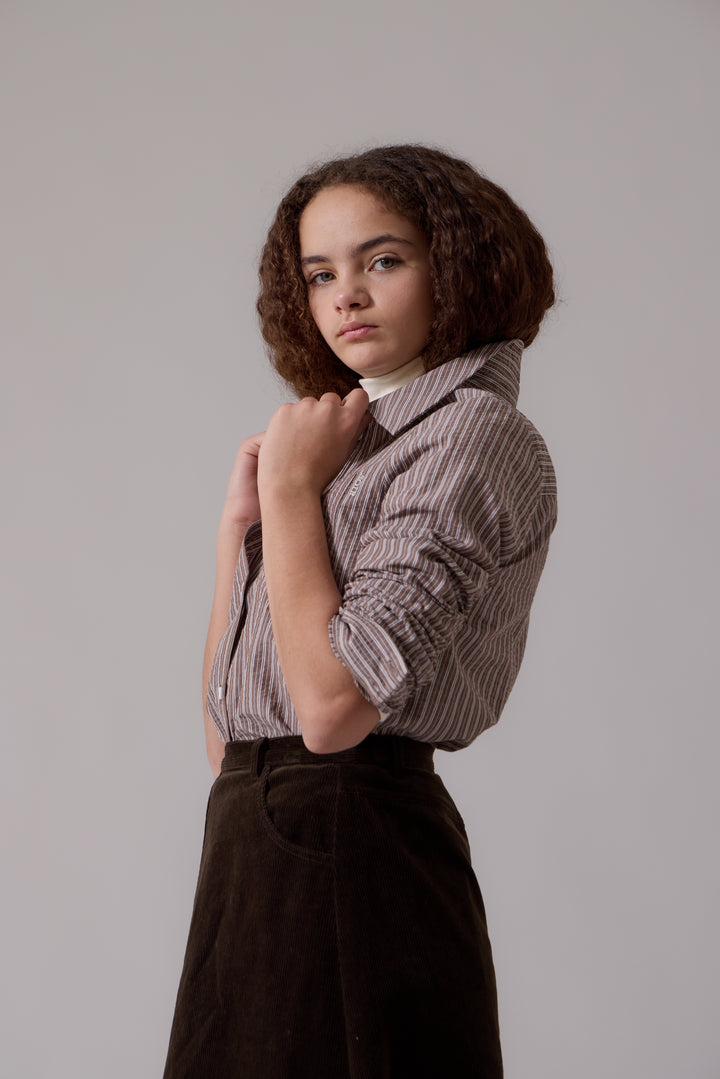 L417 Harlow Midi Skirt Chocolate