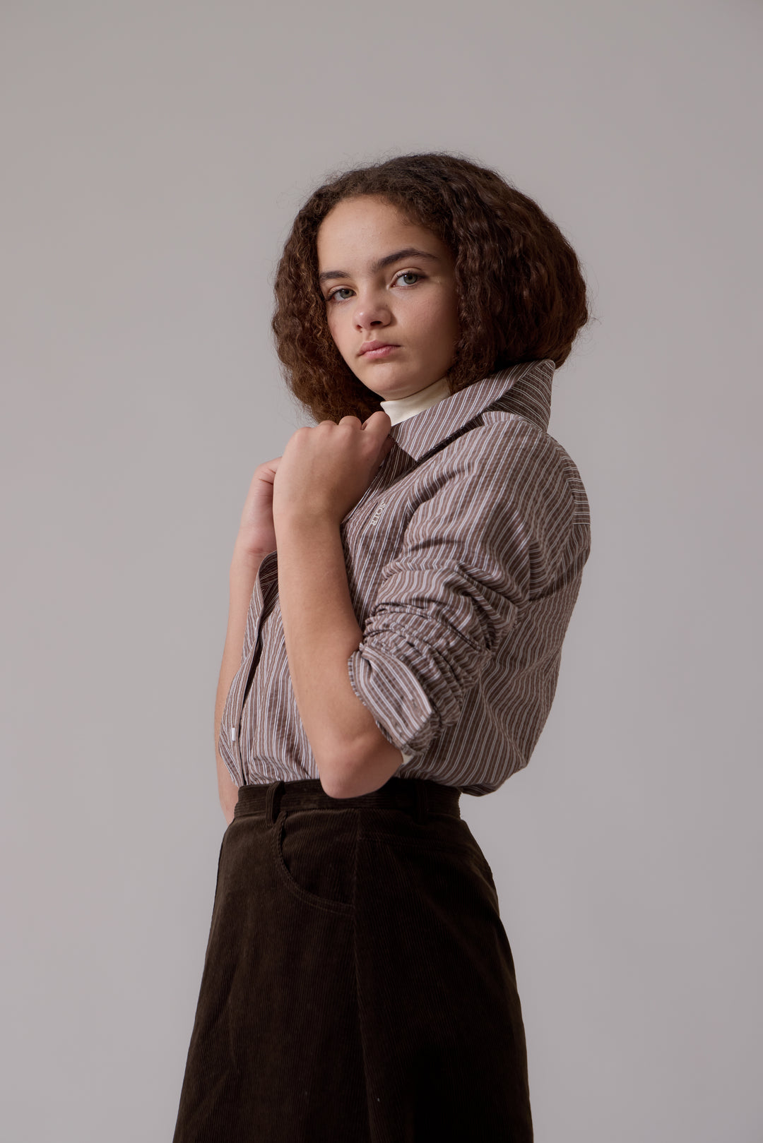 L413 Harlow Shirt Brown
