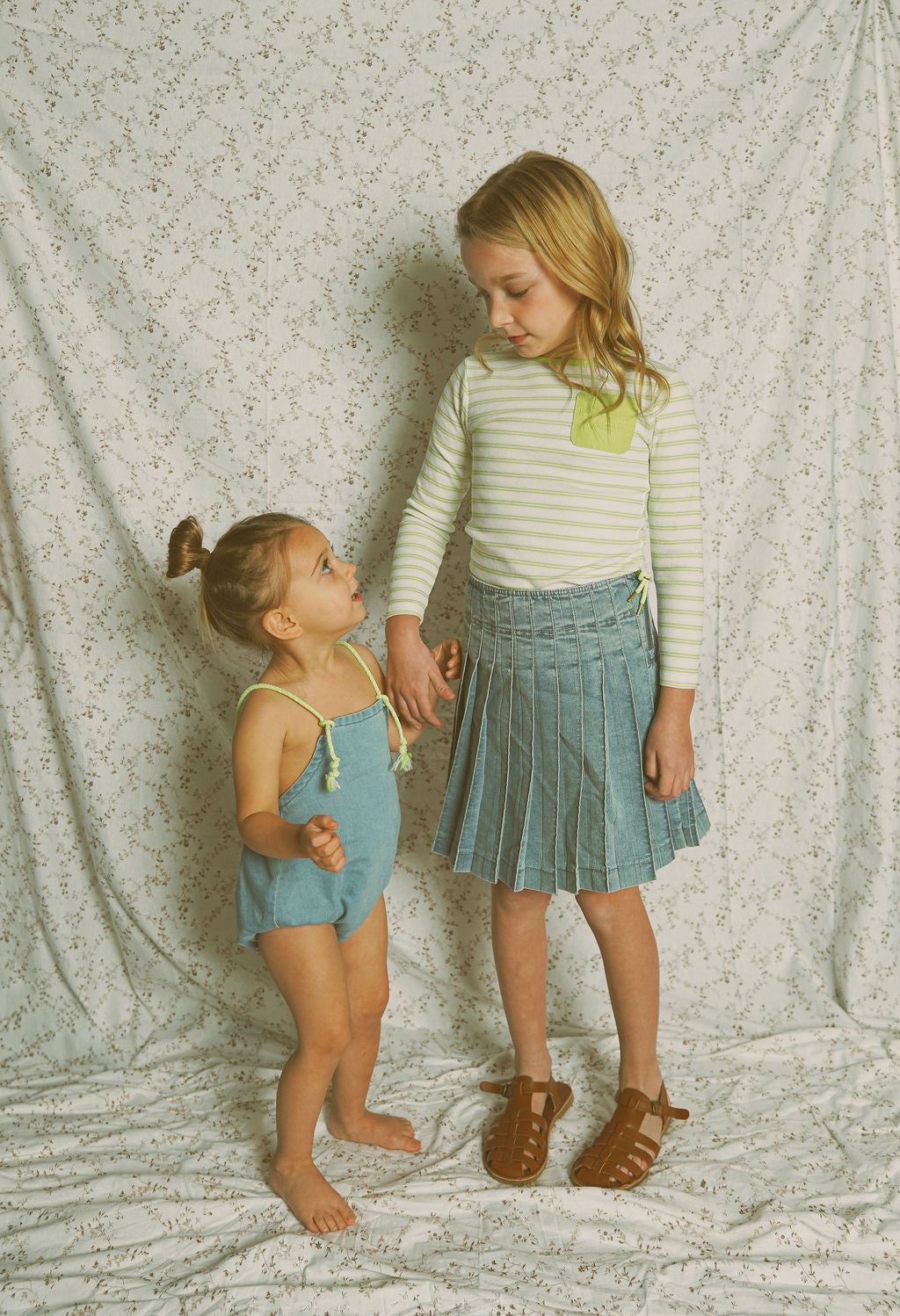 C-26229-Rope String Bubble Romper-LT Blue Denim