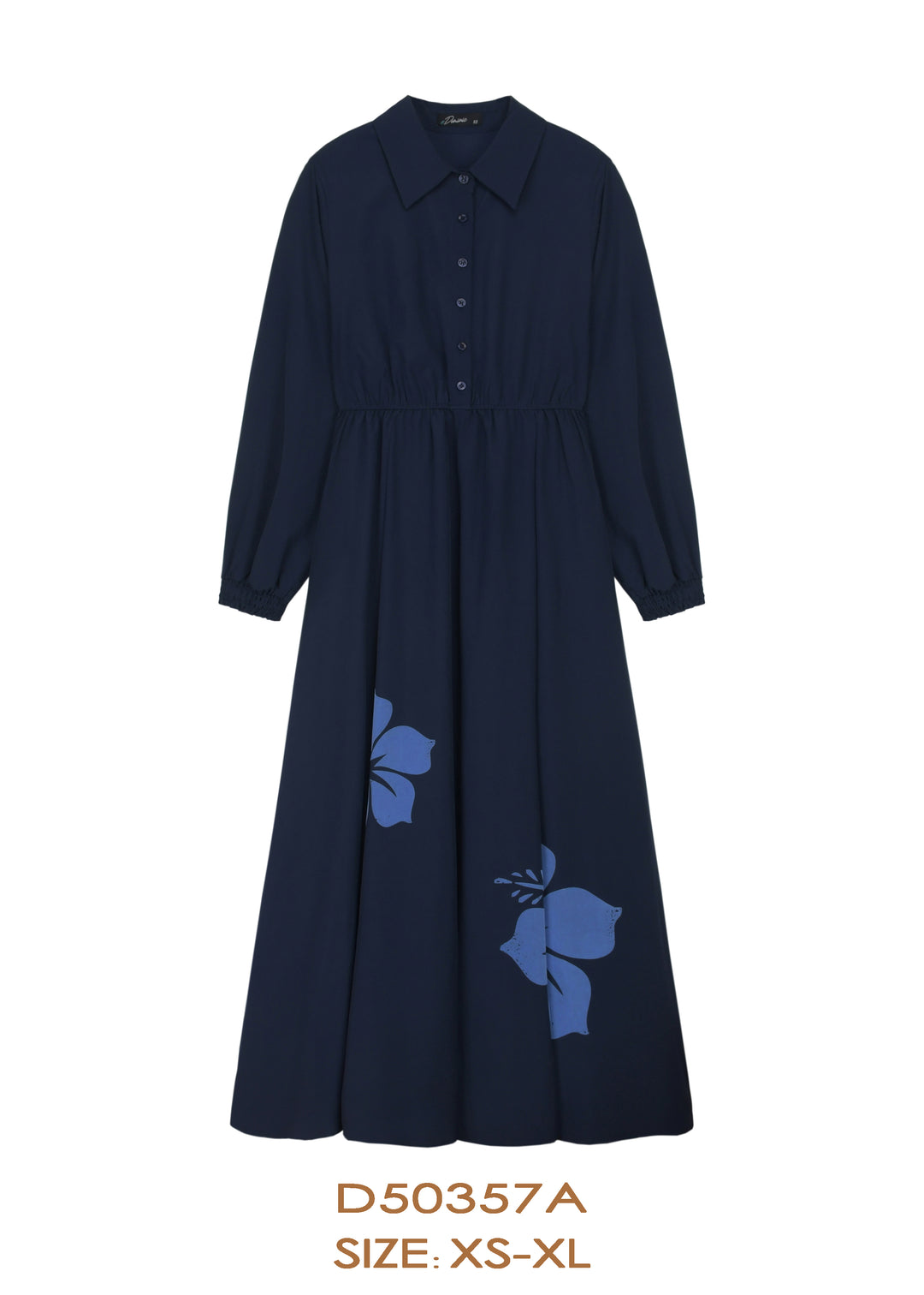 D50357A-DRESS-blue/light blue