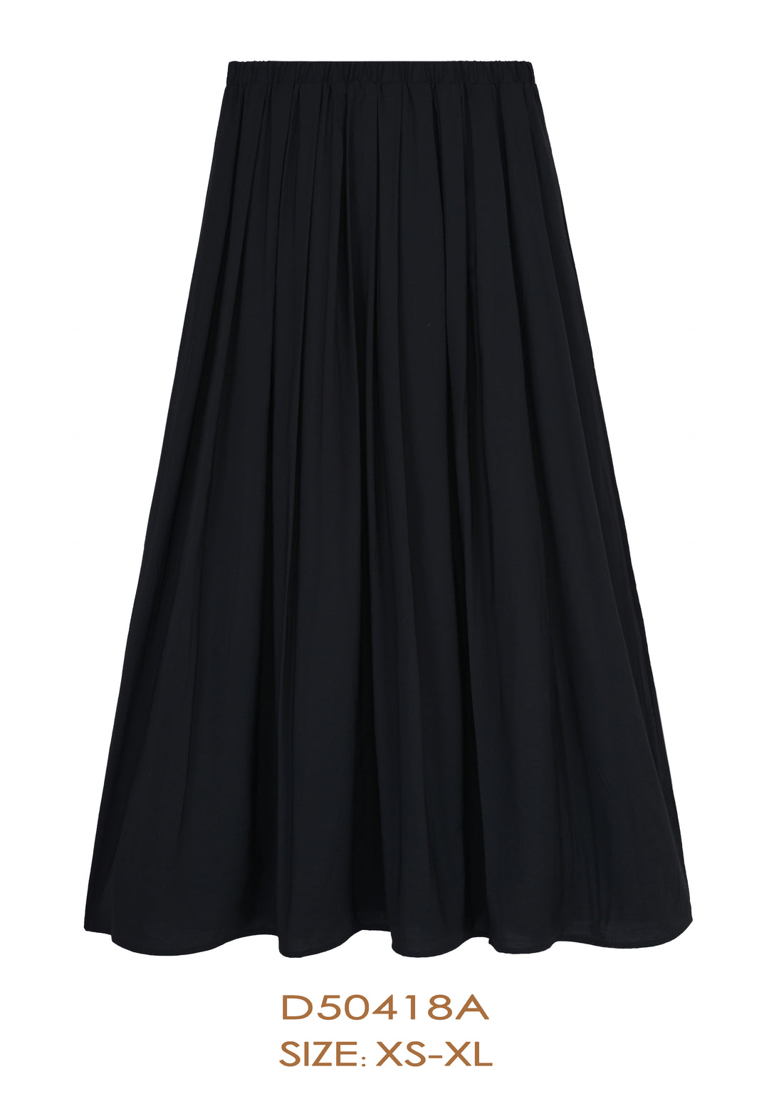 D50418A SKIRT-BLACK