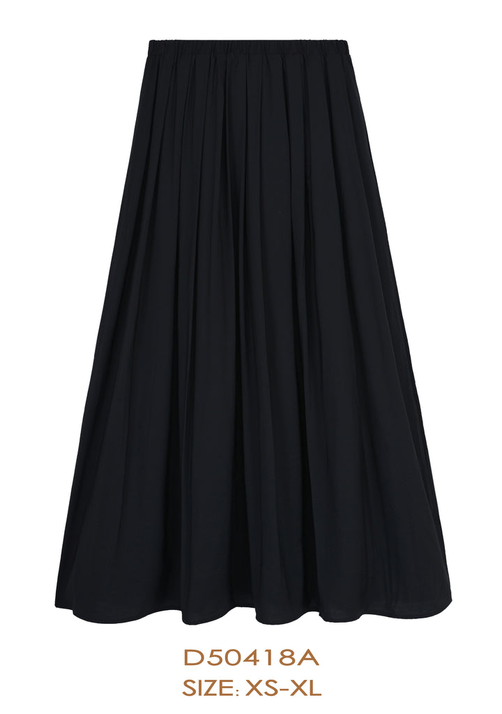 D50418A SKIRT-BLACK