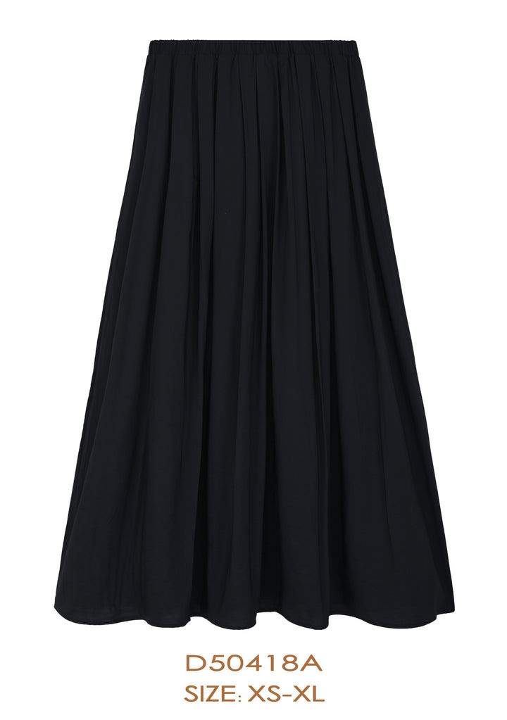 D50418A SKIRT-BLACK