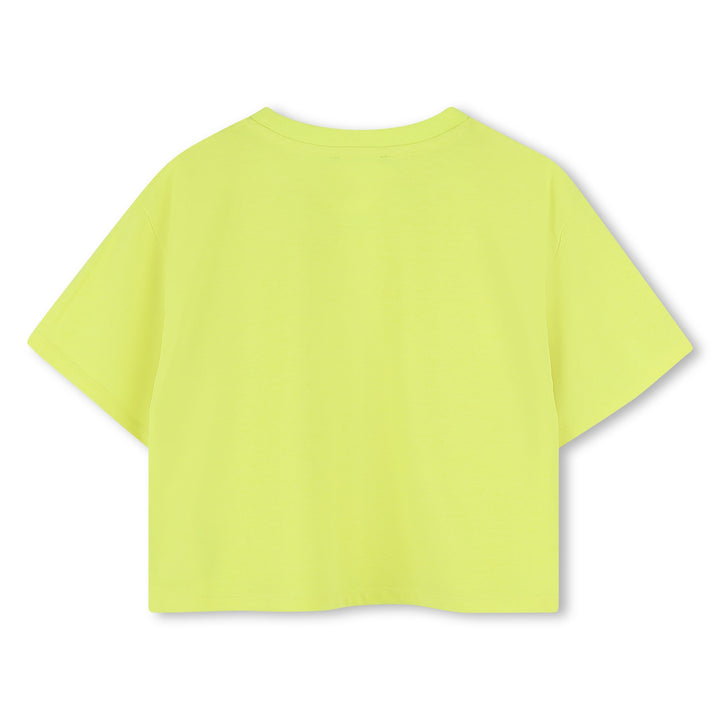 D62345-GIRLS SHORT SLEEVES TEE-SHIRT-LEMON