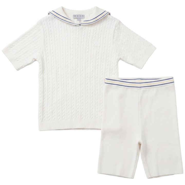 DAN SAILOR COLLAR SET-ROYAL BLUE