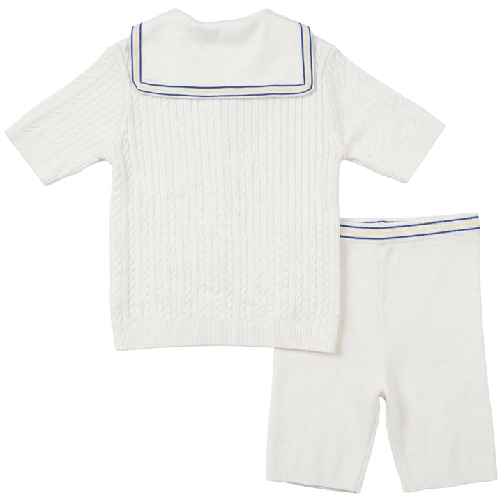 DAN SAILOR COLLAR SET-ROYAL BLUE