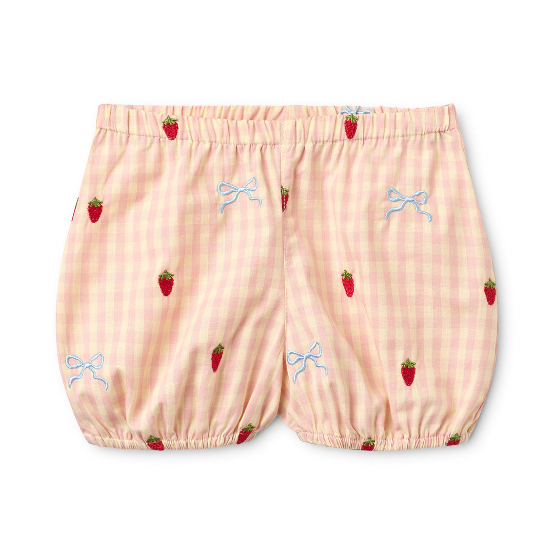 F10904 Dolly Bow Baby SS Set - Berry/Bow Gingham