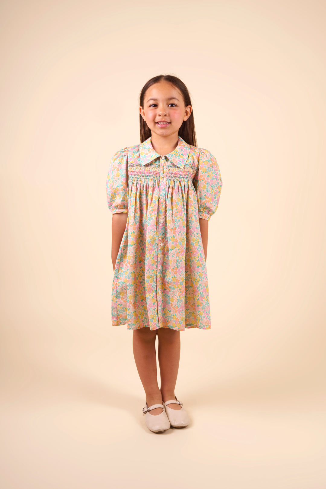 JANE DRESS-EMMA FLORAL MINT
