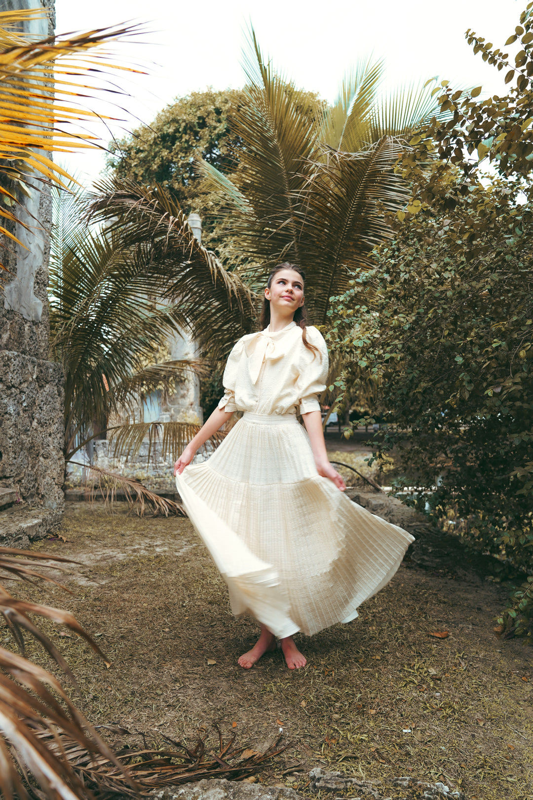 SO612-Pearl Skirt-Cream