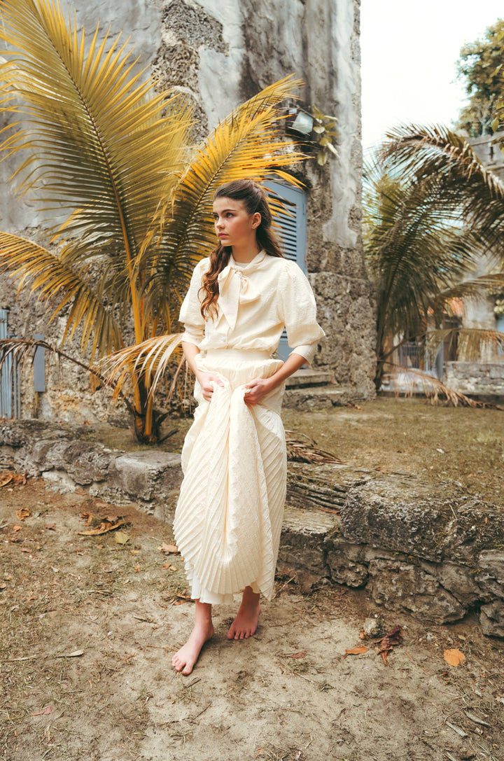 SO612-Pearl Skirt-Cream