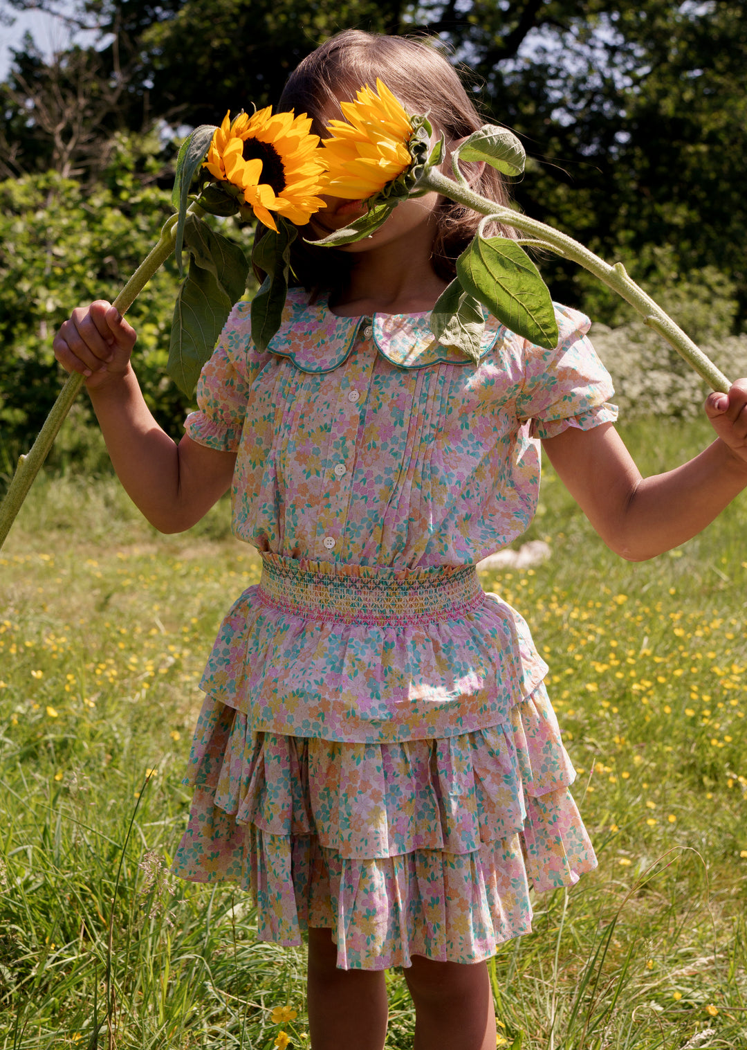 CAMELIA BLOUSE-EMMA FLORAL MINT