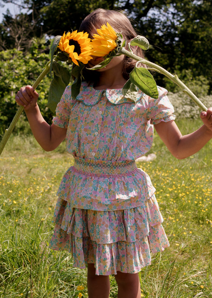 CAMELIA BLOUSE-EMMA FLORAL MINT