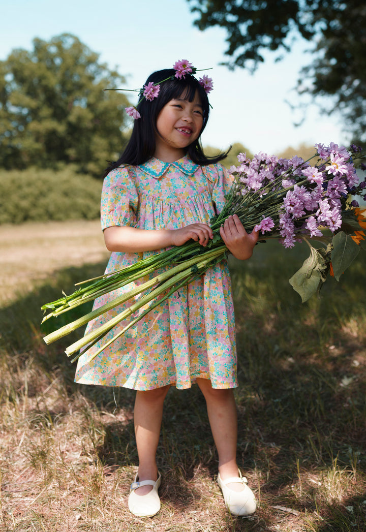 BETH DRESS-EMMA FLORAL MINT