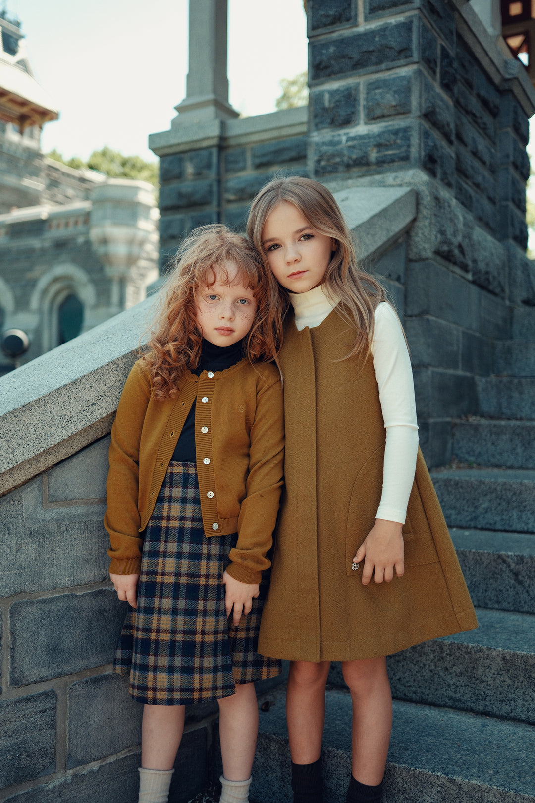 J409 Stella Cardigan - Mustard