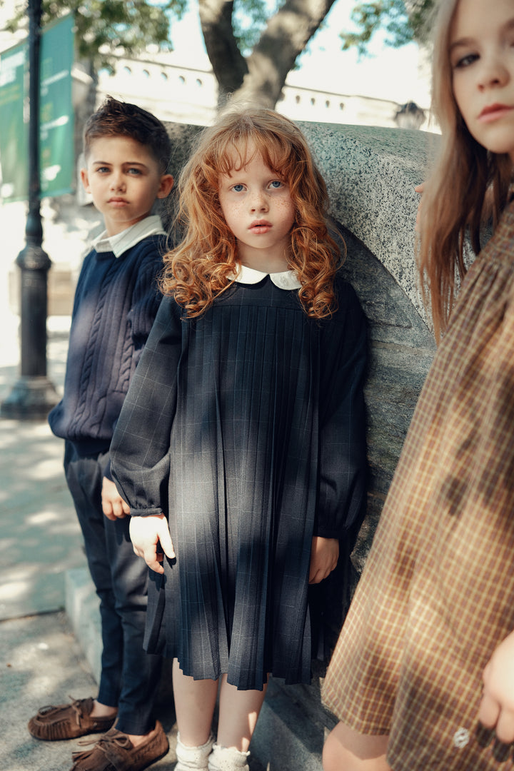 E400 Eleanor Dress - Navy