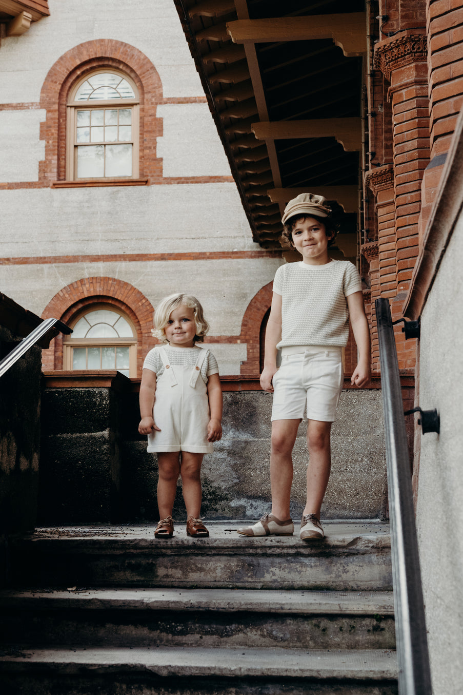 ST1955 FRANK ROMPER - CREAM