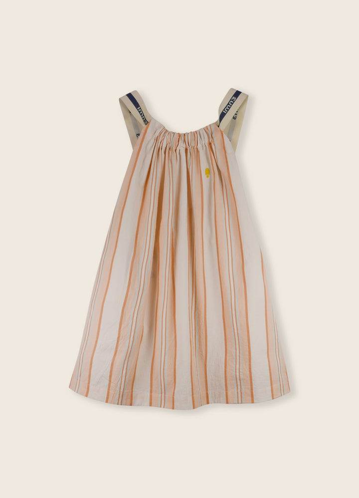 3LS25_1059-TUNNEL DRESS-Cream W/Stripes