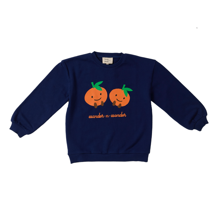 E26209 TANGERINE SWEATSHIRT - NAVY